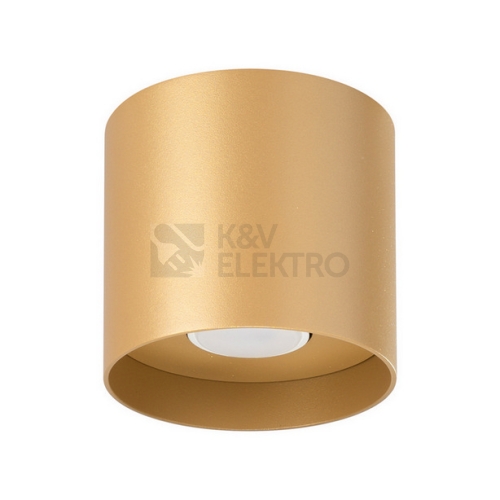 Stropní svítidlo SOLLUX MIKA zlaté GU10 1x10W bez žárovky SL.1283