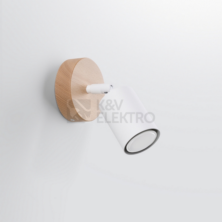 Obrázek produktu Nástěnné svítidlo SOLLUX VERDO bílé GU10 1x10W bez žárovky SL.1285 1