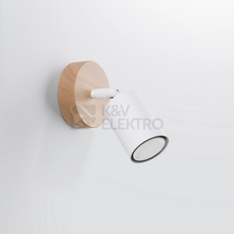 Obrázek produktu Nástěnné svítidlo SOLLUX VERDO bílé GU10 1x10W bez žárovky SL.1285 1