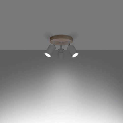 Stropní svítidlo SOLLUX VERDO 3P bílé GU10 3x10W bez žárovky SL.1287 (obrázek 3)