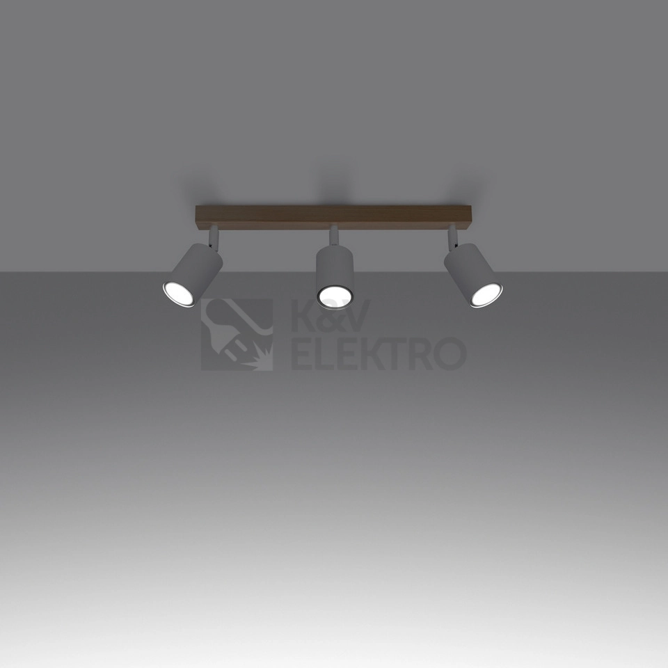 Obrázek produktu Stropní svítidlo SOLLUX VERDO 3L bílé GU10 3x10W bez žárovky SL.1288 2