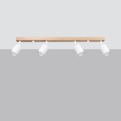 Stropní svítidlo SOLLUX VERDO 4 bílé GU10 4x10W bez žárovky SL.1289