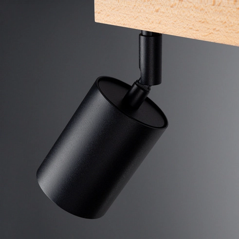 Stropní svítidlo SOLLUX VERDO 3L černé GU10 3x10W bez žárovky SL.1293 (obrázek 5)