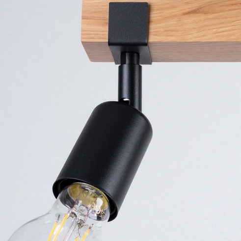 Stropní svítidlo SOLLUX ZUCA 3 černé E27 3x15W bez žárovky SL.1297 (obrázek 9)