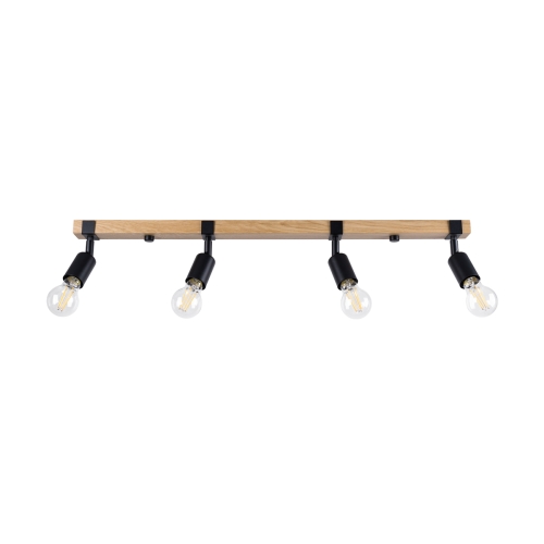 Stropní svítidlo SOLLUX ZUCA 4 černé E27 4x15W bez žárovky SL.1298