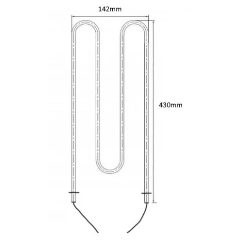 Topné těleso EMKO E66 665W kabel 700mm
