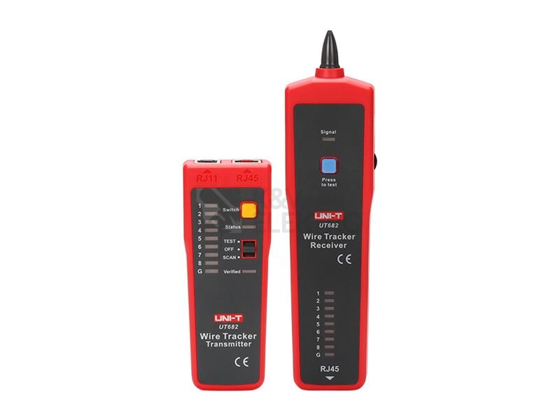 Obrázek produktu Tester kabelu UTP UNI-T UT682 (RJ45) 0