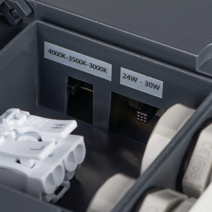 LED svítidlo Kanlux BENO 12-18W CCT-O G IP65 3000K/4000K/6500K 38789