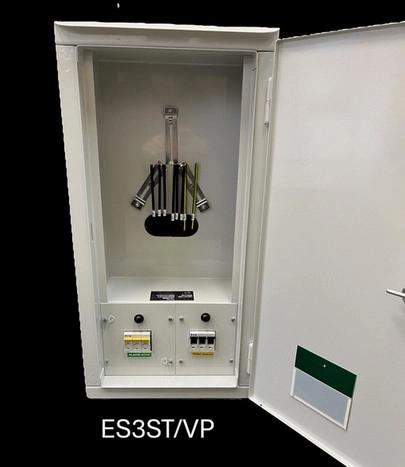 Elektroměrový rozvaděč AROVA SERVIS ES/VP 3 25A/3 stojatý pro PRE šedý