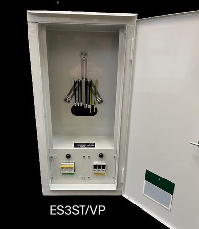 Elektroměrový rozvaděč AROVA SERVIS ES/VP 3 25A/3 stojatý pro PRE šedý