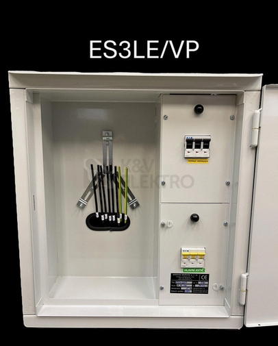 Obrázek produktu Elektroměrový rozvaděč AROVA SERVIS ES/VP 3 25A/3 ležatý pro PRE šedý 0
