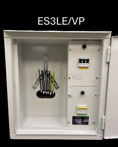 Obrázek produktu Elektroměrový rozvaděč AROVA SERVIS ES/VP 3 25A/3 ležatý pro PRE šedý 0