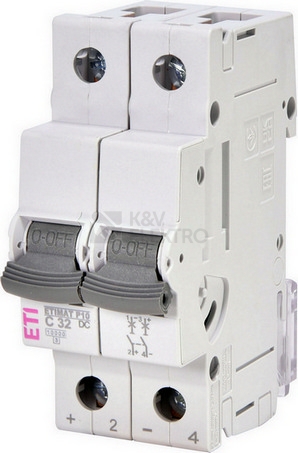 Obrázek produktu Jistič ETI ETIMAT P10-DC 2P C32 001903233 0