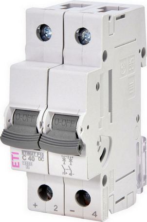 Jistič ETI ETIMAT P10-DC 2P C40 001903234