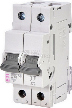 Obrázek produktu Jistič ETI ETIMAT P10-DC 2P C40 001903234 0