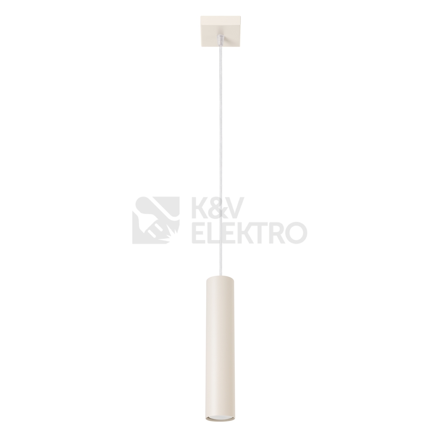 Obrázek produktu Závěsné svítidlo SOLLUX LAGOS 1 krémová GU10 1x10W bez žárovky SL.1479 0