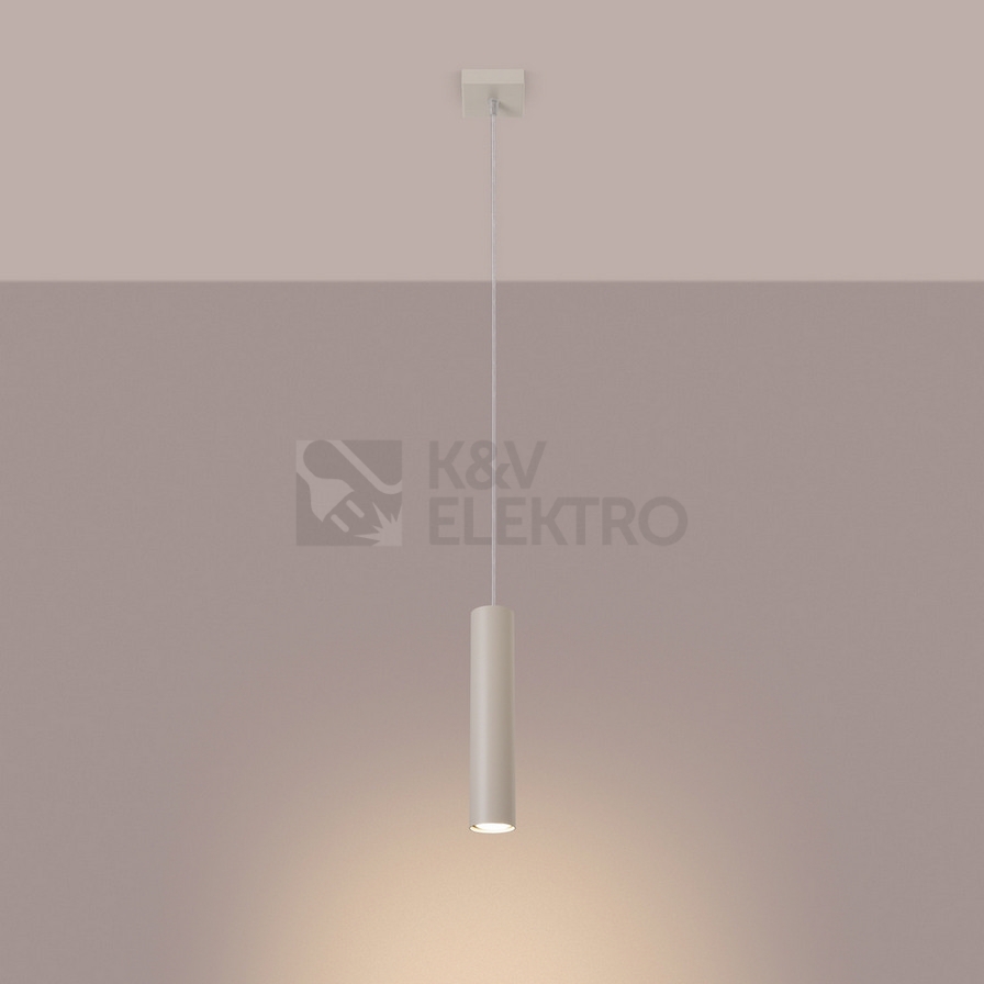 Obrázek produktu Závěsné svítidlo SOLLUX LAGOS 1 krémová GU10 1x10W bez žárovky SL.1479 5