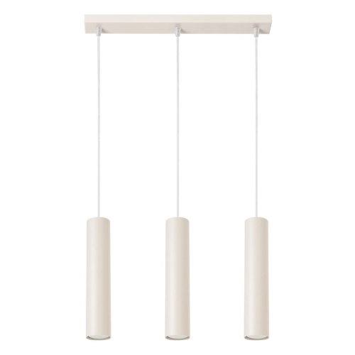 Závěsné svítidlo SOLLUX LAGOS 3L krémová GU10 3x10W bez žárovek SL.1481