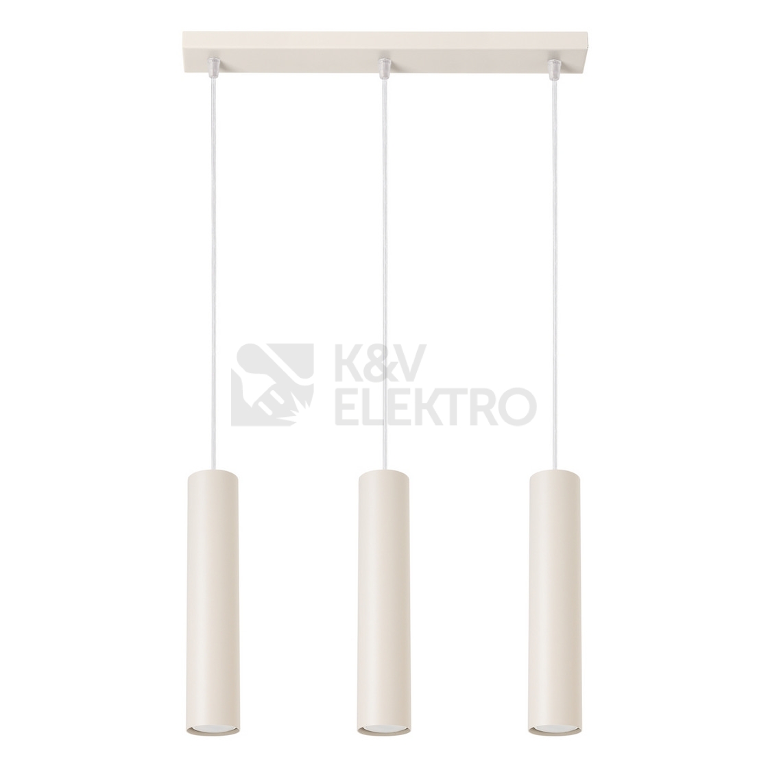 Obrázek produktu Závěsné svítidlo SOLLUX LAGOS 3L krémová GU10 3x10W bez žárovek SL.1481 0