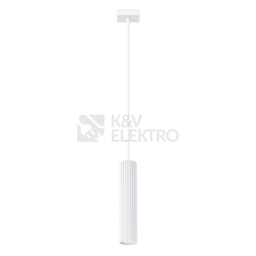Závěsné svítidlo SOLLUX KARBON 1 bílá GU10 1x10W bez žárovky SL.1535