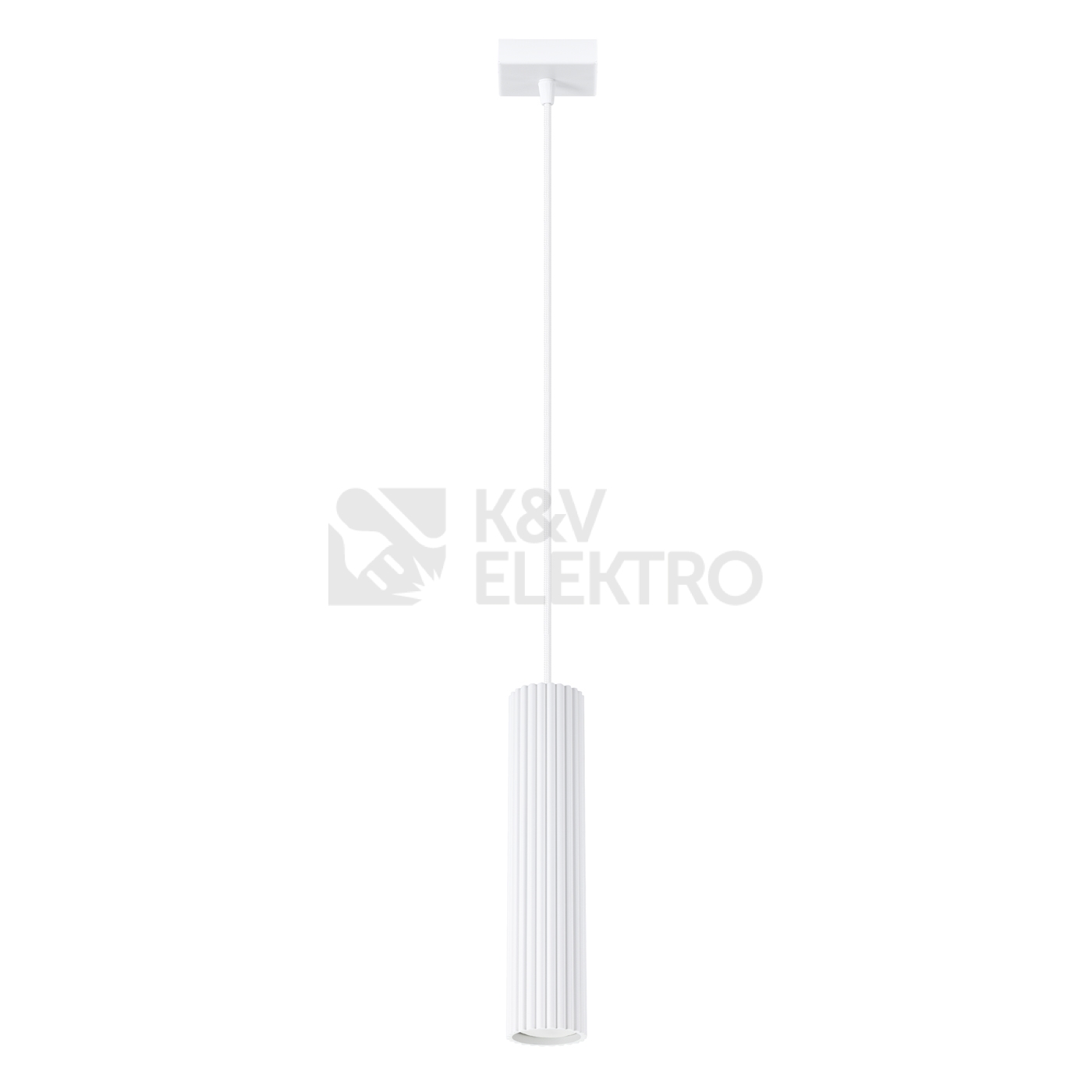 Obrázek produktu Závěsné svítidlo SOLLUX KARBON 1 bílá GU10 1x10W bez žárovky SL.1535 0