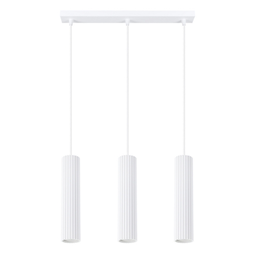 Závěsné svítidlo SOLLUX KARBON 3L bílá GU10 3x10W bez žárovek SL.1537