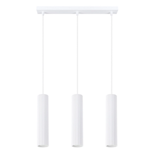 Závěsné svítidlo SOLLUX KARBON 3L bílá GU10 3x10W bez žárovek SL.1537