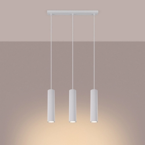 Závěsné svítidlo SOLLUX KARBON 3L bílá GU10 3x10W bez žárovek SL.1537 (obrázek 9)