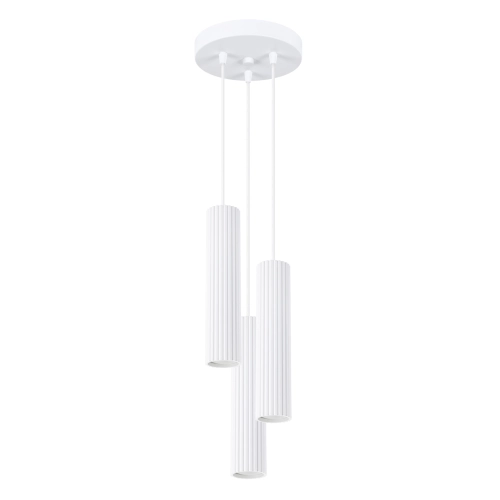 Závěsné svítidlo SOLLUX KARBON 3P bílá GU10 3x10W bez žárovek SL.1538