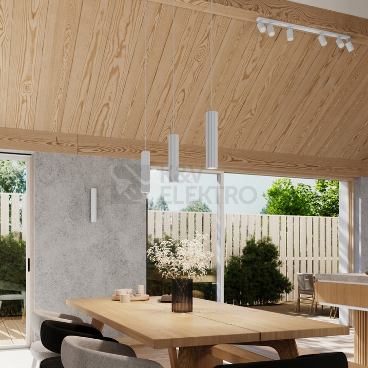 Obrázek produktu Závěsné svítidlo SOLLUX KARBON 3P bílá GU10 3x10W bez žárovek SL.1538 4