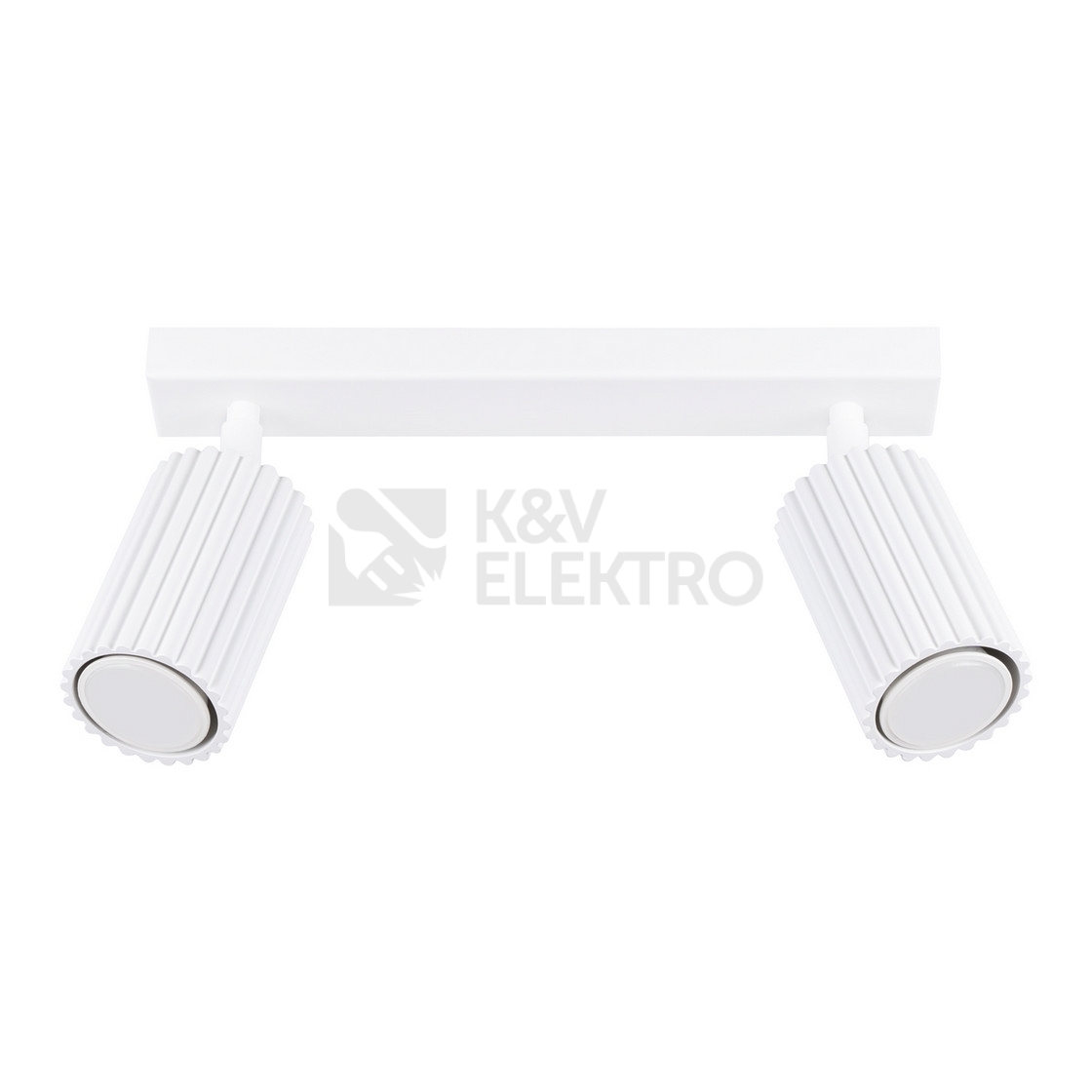 Obrázek produktu Stropní svítidlo SOLLUX KARBON 2 bílá GU10 2x10W bez žárovek SL.1542 0
