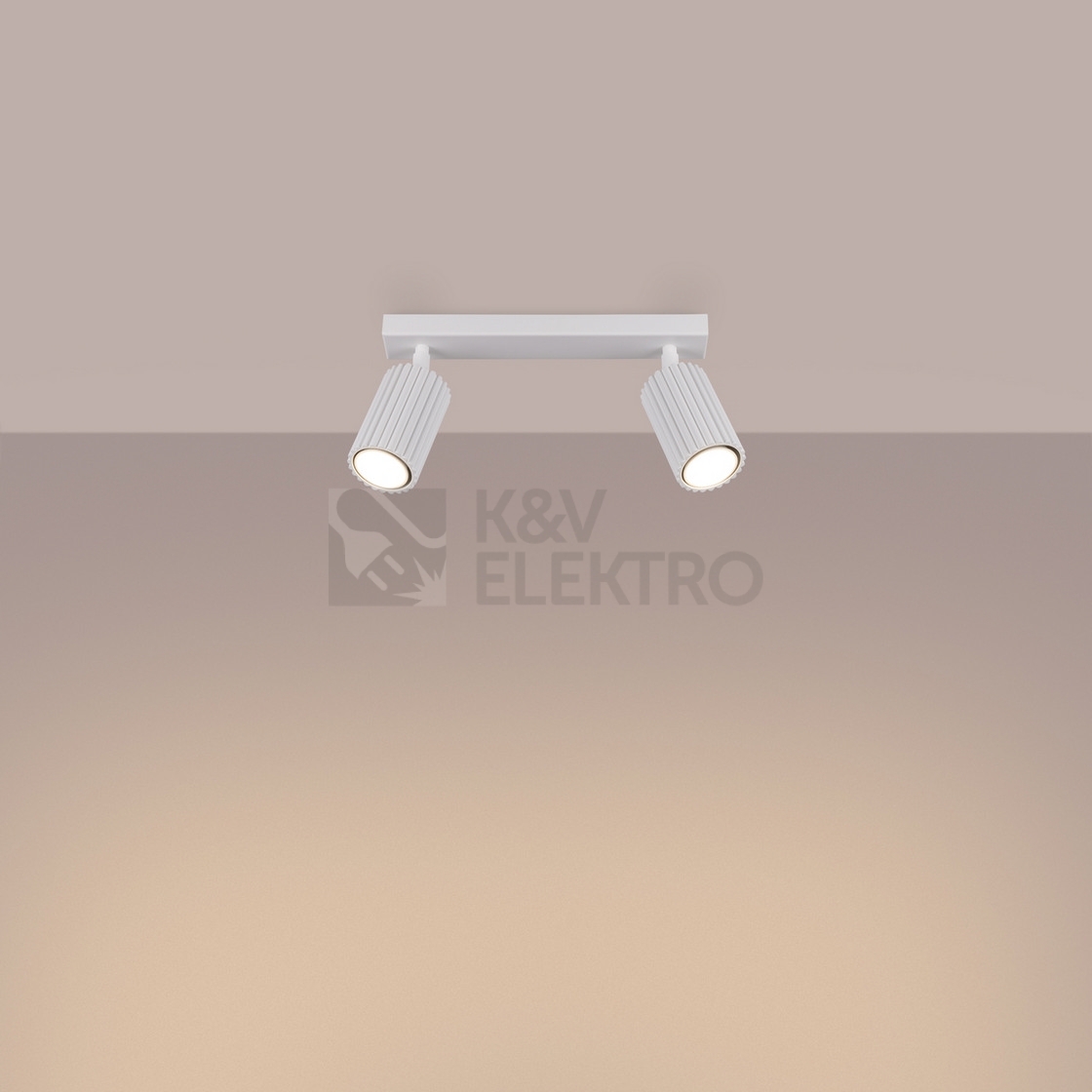 Obrázek produktu Stropní svítidlo SOLLUX KARBON 2 bílá GU10 2x10W bez žárovek SL.1542 6