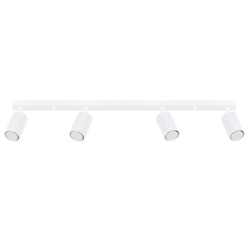 Stropní svítidlo SOLLUX KARBON 4L bílá GU10 4x10W bez žárovek SL.1546