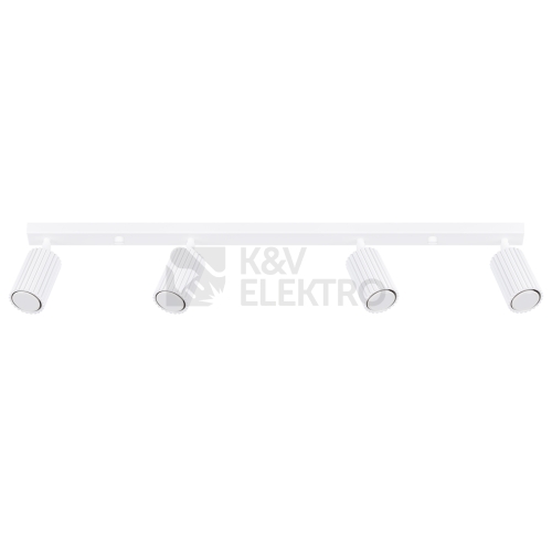 Stropní svítidlo SOLLUX KARBON 4L bílá GU10 4x10W bez žárovek SL.1546