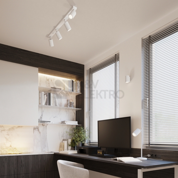 Obrázek produktu Stropní svítidlo SOLLUX KARBON 4L bílá GU10 4x10W bez žárovek SL.1546 3