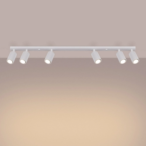 Stropní svítidlo SOLLUX KARBON 6L bílá GU10 6x10W bez žárovek SL.1547 (obrázek 7)