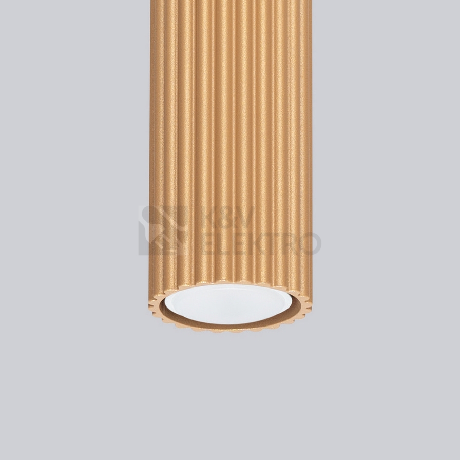Obrázek produktu Stropní svítidlo SOLLUX KARBON 10 zlaté GU10 1x10W bez žárovky SL.1549 6