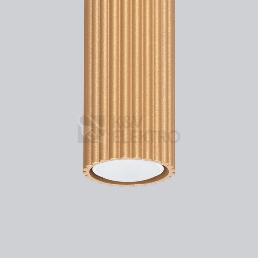 Obrázek produktu Stropní svítidlo SOLLUX KARBON 10 zlaté GU10 1x10W bez žárovky SL.1549 6