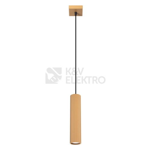 Závěsné svítidlo SOLLUX KARBON 1 zlaté GU10 1x10W bez žárovky SL.1554