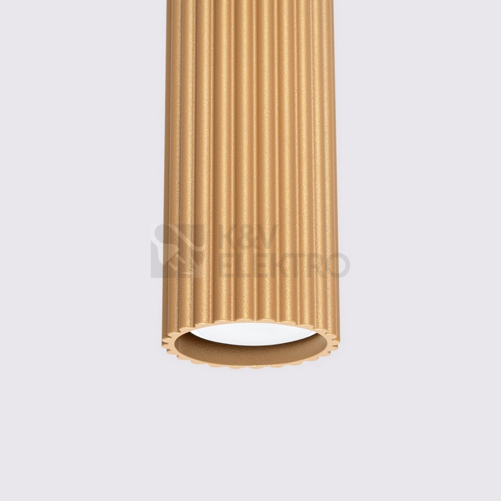 Obrázek produktu Závěsné svítidlo SOLLUX KARBON 1 zlaté GU10 1x10W bez žárovky SL.1554 6