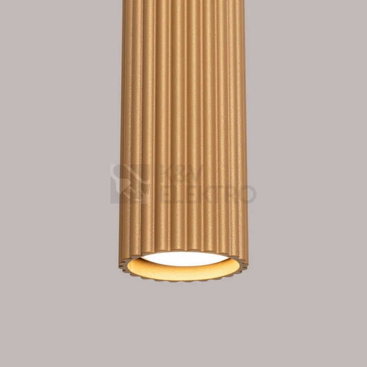 Obrázek produktu Závěsné svítidlo SOLLUX KARBON 1 zlaté GU10 1x10W bez žárovky SL.1554 7