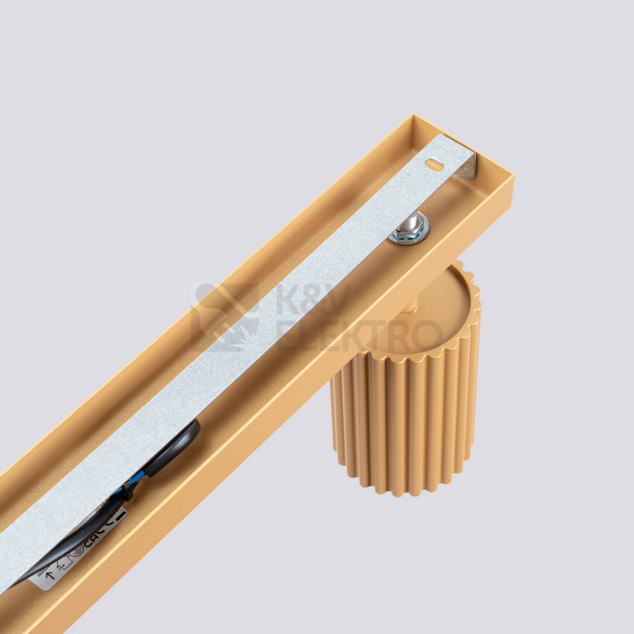 Obrázek produktu Stropní svítidlo SOLLUX KARBON 3L zlaté GU10 3x10W bez žárovek SL.1562 7