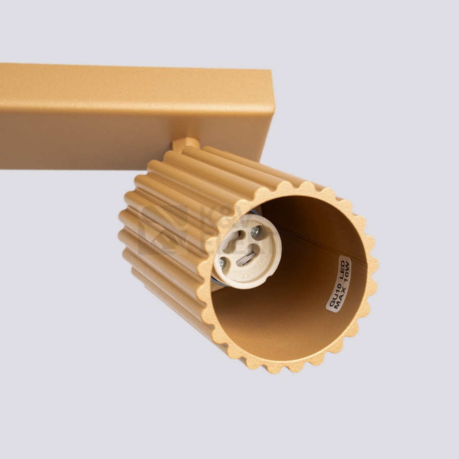 Obrázek produktu Stropní svítidlo SOLLUX KARBON 3L zlaté GU10 3x10W bez žárovek SL.1562 11