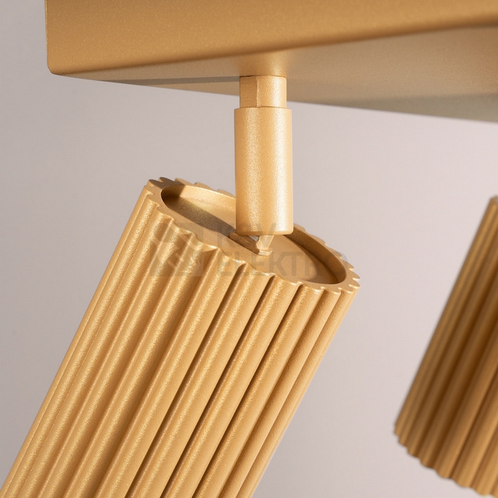 Obrázek produktu Stropní svítidlo SOLLUX KARBON 4 zlaté GU10 4x10W bez žárovek SL.1564 9