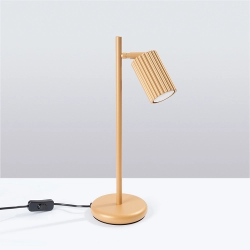 Stolní lampa SOLLUX KARBON zlatá GU10 1x10W bez žárovky SL.1567 (obrázek 6)