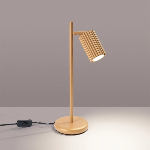 Stolní lampa SOLLUX KARBON zlatá GU10 1x10W bez žárovky SL.1567 (obrázek 8)