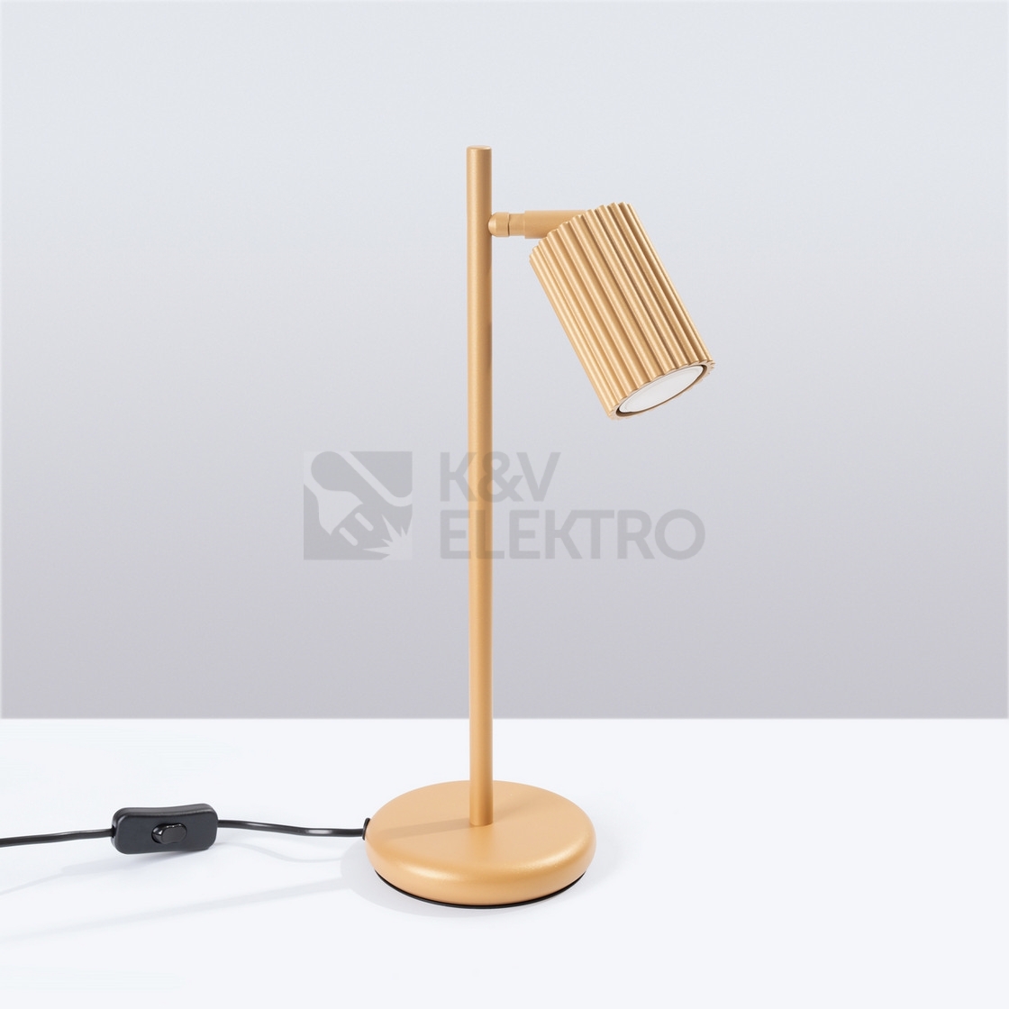 Obrázek produktu Stolní lampa SOLLUX KARBON zlatá GU10 1x10W bez žárovky SL.1567 5