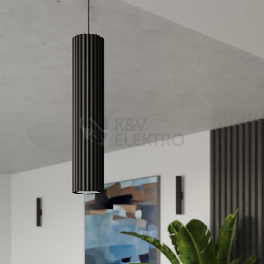 Obrázek produktu Stropní svítidlo SOLLUX KARBON 10 černá GU10 1x10W bez žárovky SL.1568 3