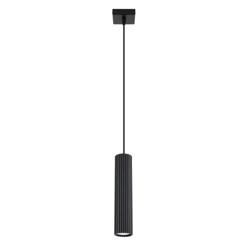 Závěsné svítidlo SOLLUX KARBON 1 černá GU10 1x10W bez žárovky SL.1573