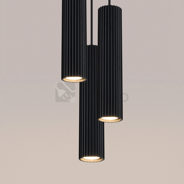 Obrázek produktu Závěsné svítidlo SOLLUX KARBON 3P černá GU10 3x10W bez žárovek SL.1576 8